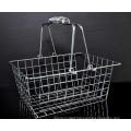 Wire mesh shopping basket